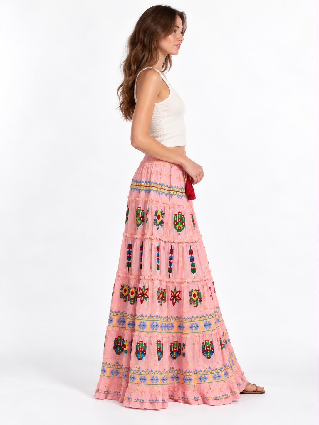 Gulabi Rang Skirt