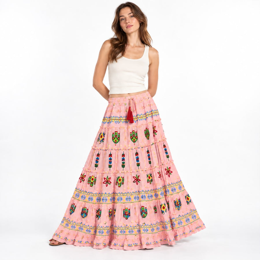 Gulabi Rang Skirt