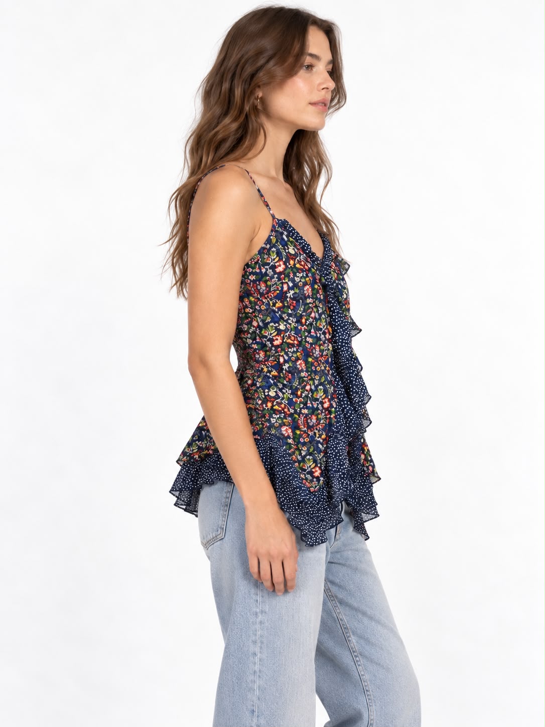 Nocturne Ruffle Top