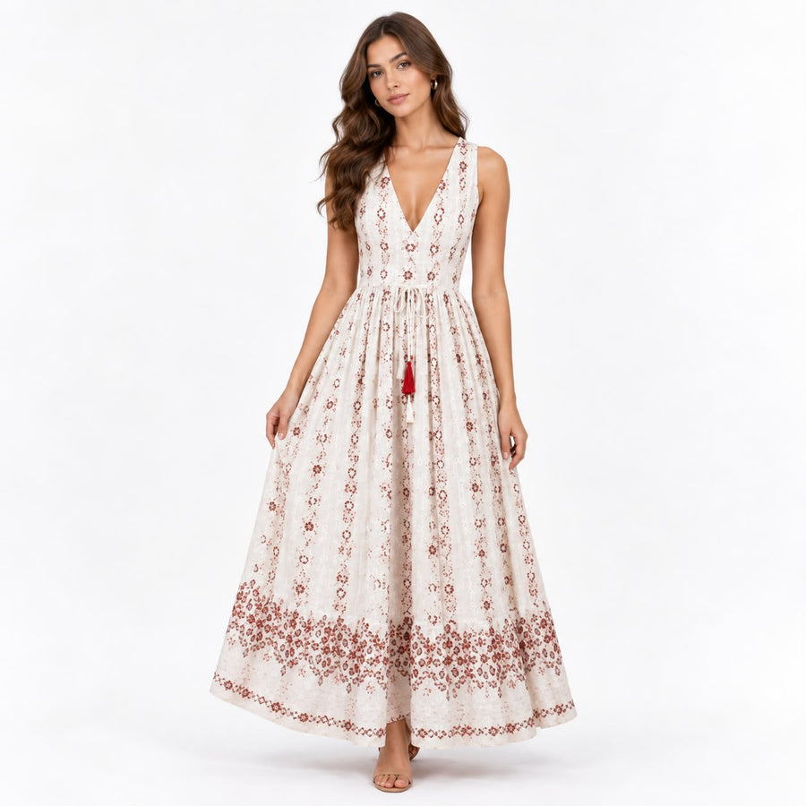 Aurelia Printed Maxi Dress