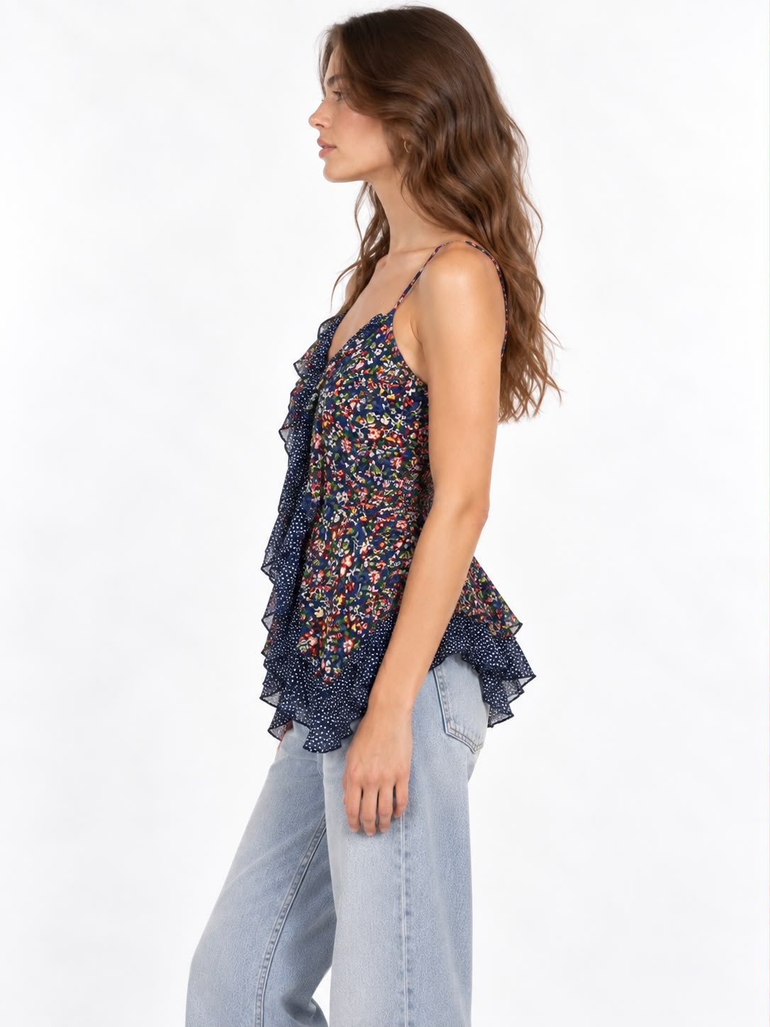 Nocturne Ruffle Top