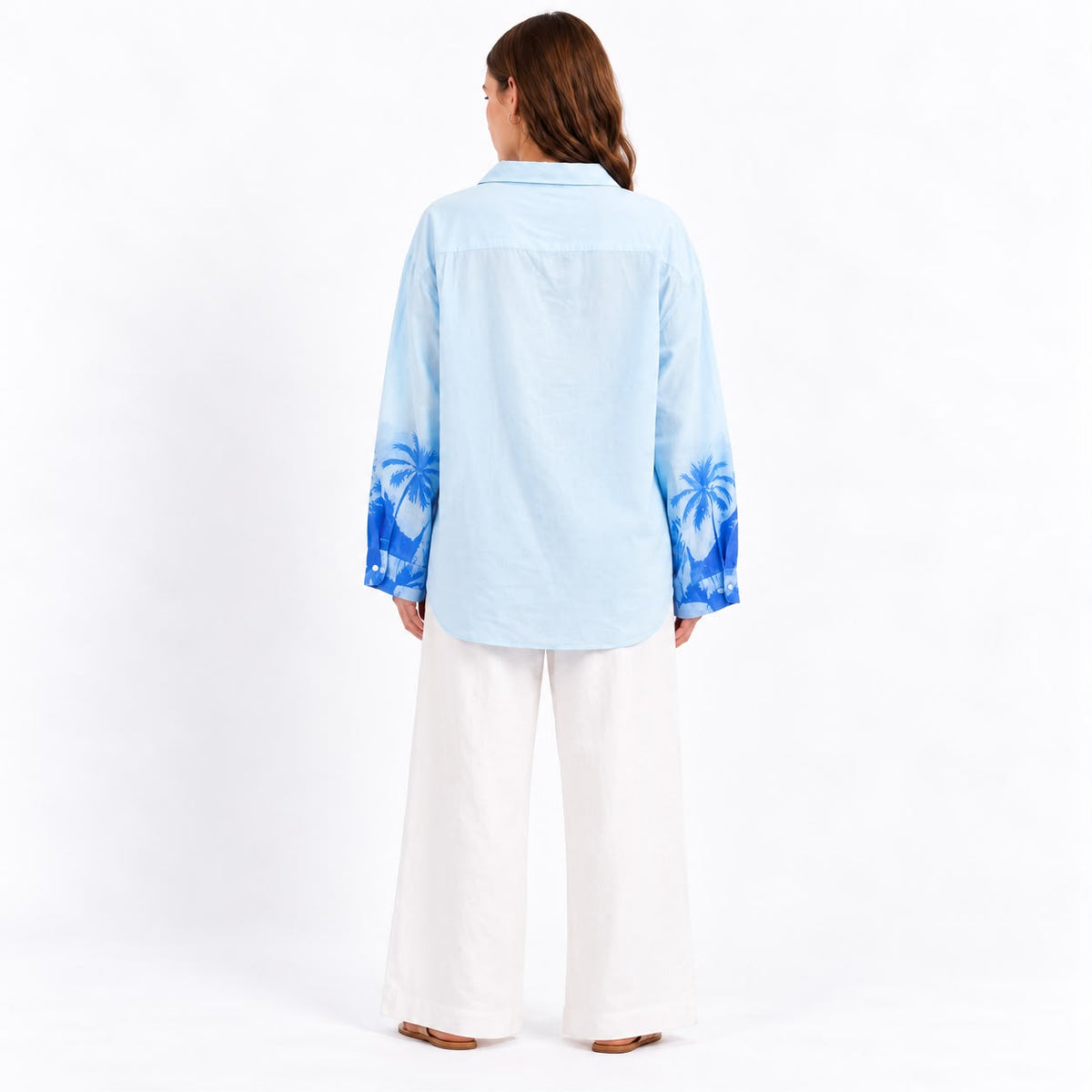 Azure Palm Shirt