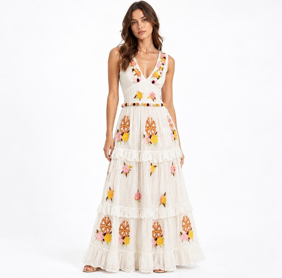 Flora Bloom Maxi Dress
