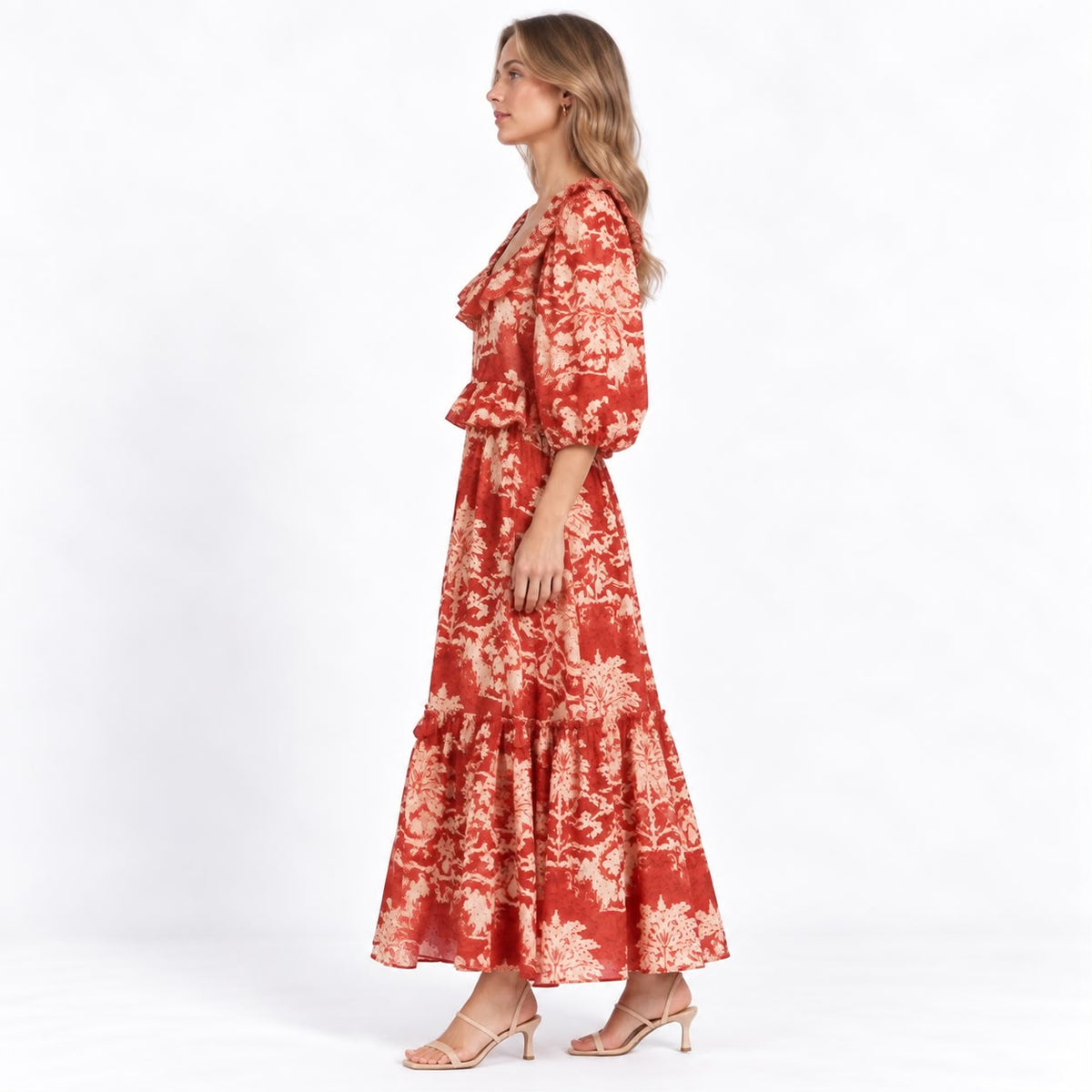 Rosalia Ruffle Maxi Dress