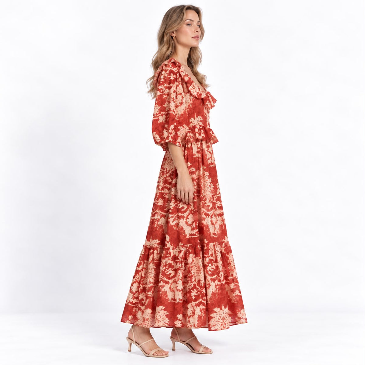 Rosalia Ruffle Maxi Dress