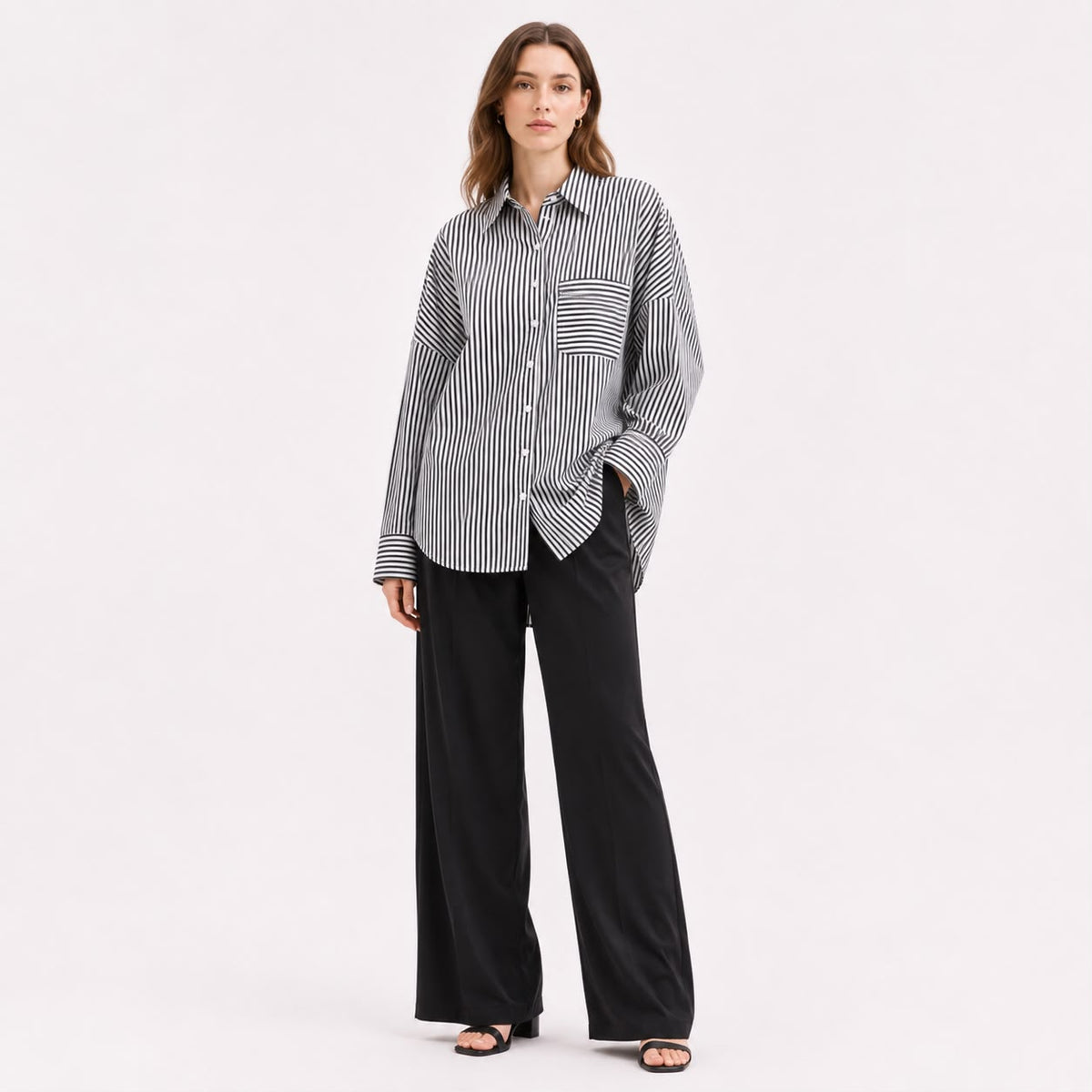 Monochrome Stripe Shirt