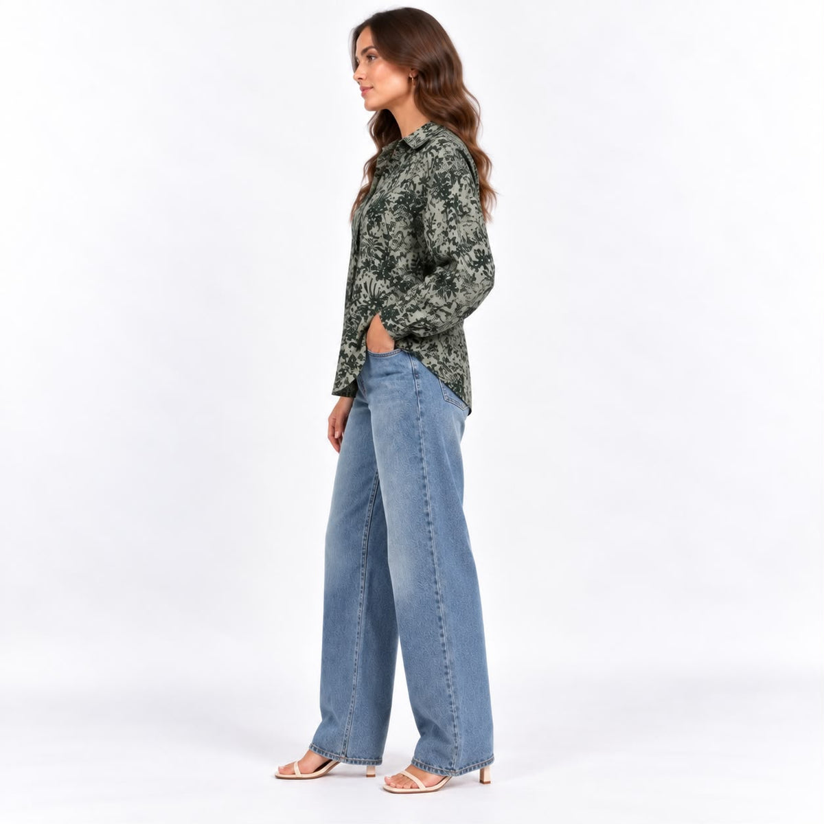 Sage Botanical Shirt