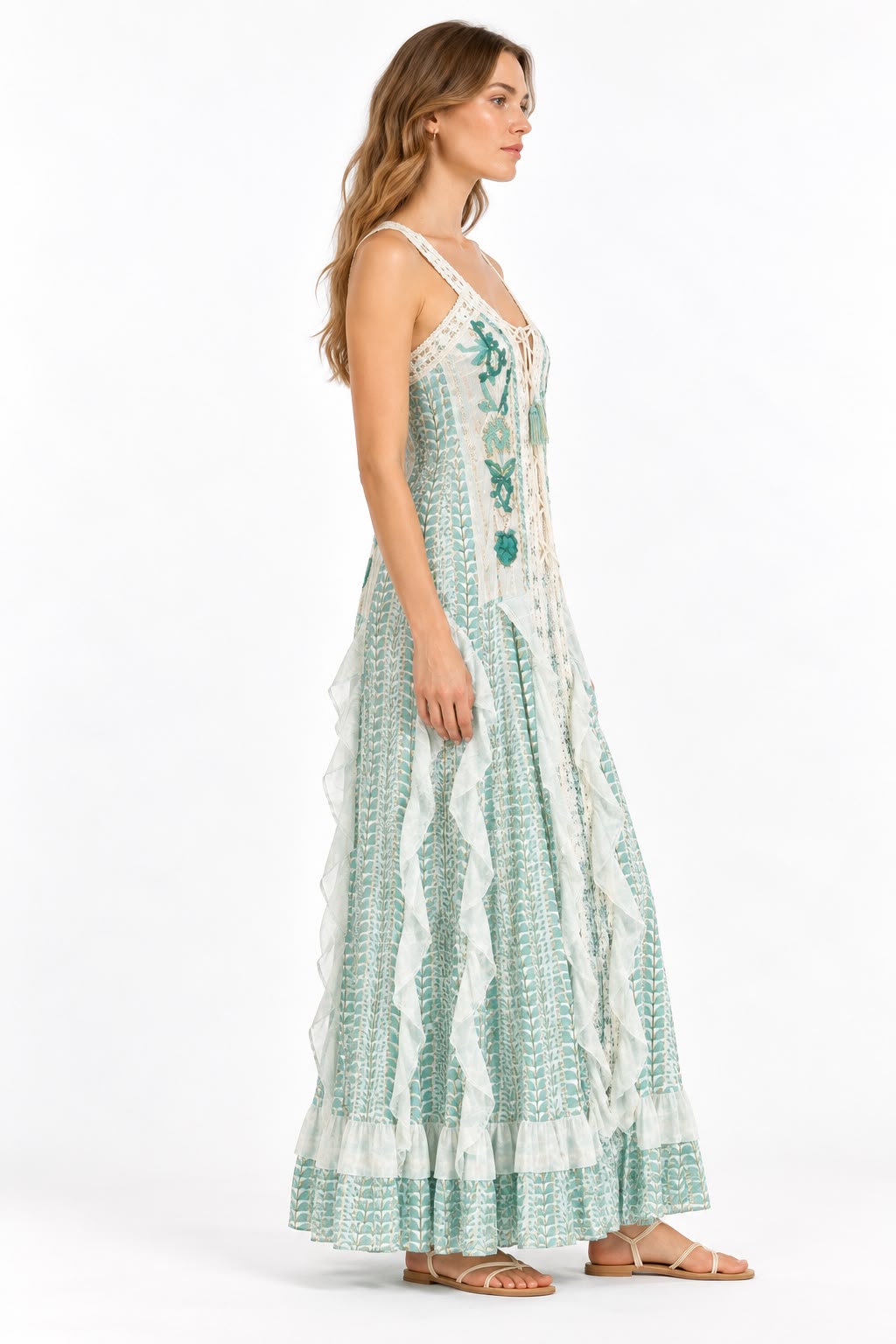 Aaira Printed Maxi Dress