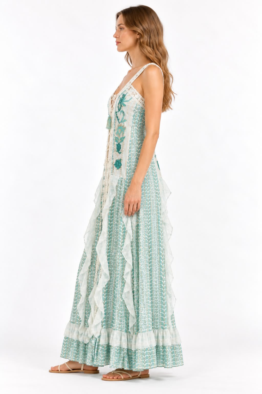 Aaira Printed Maxi Dress