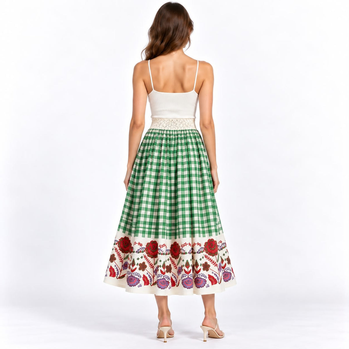 Meadow Gingham Skirt