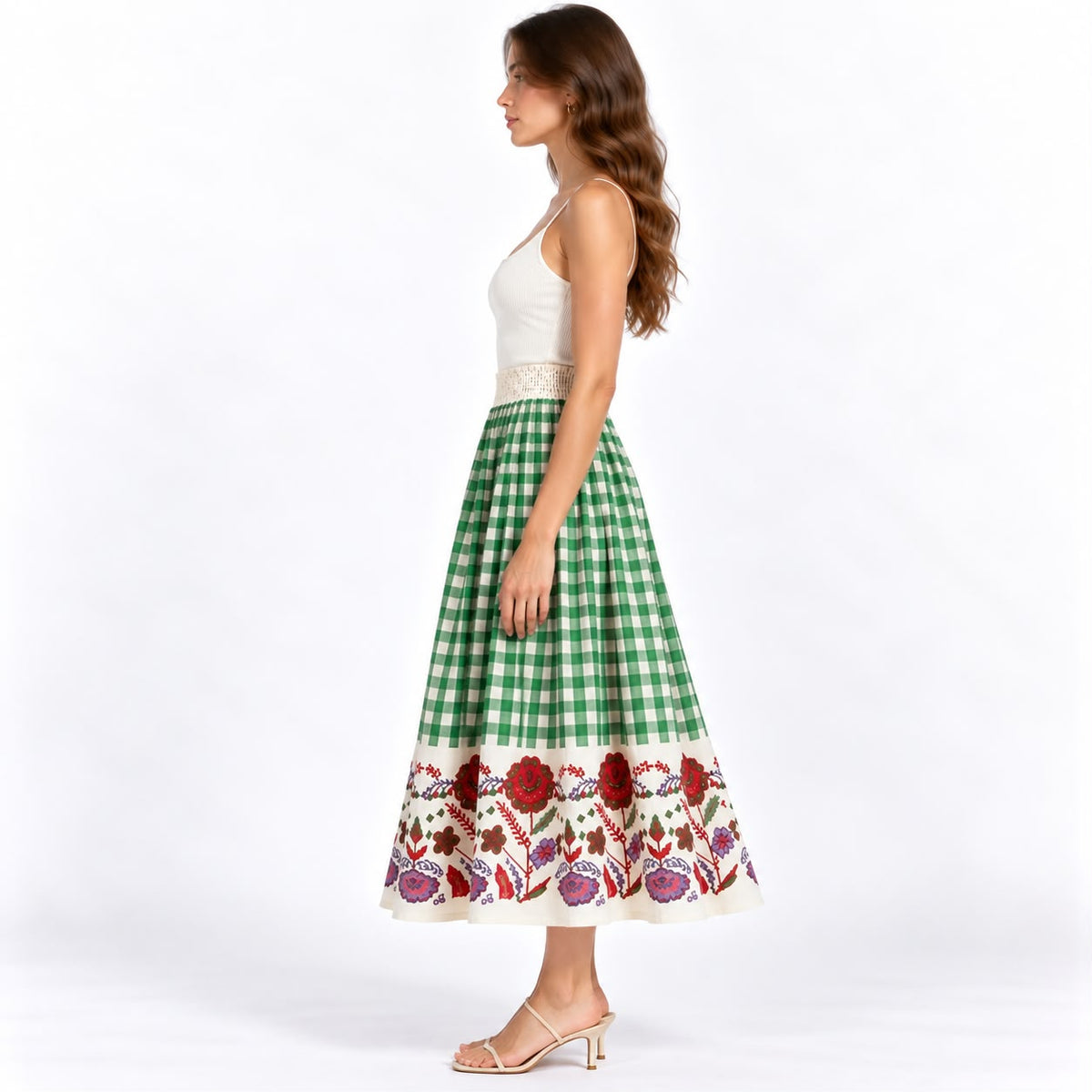 Meadow Gingham Skirt