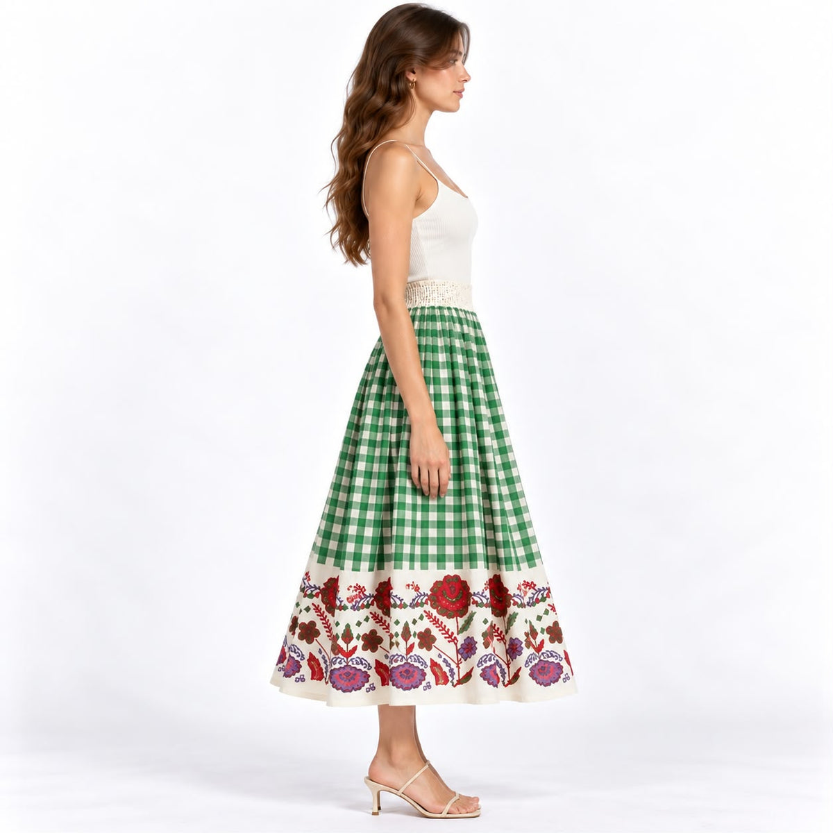 Meadow Gingham Skirt